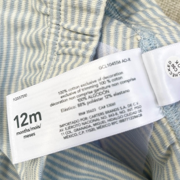 Carter’s | Baby 2-Piece Blue & Cream ‘My First Easter’ Bodysuit Pant Set *NWT* - Picture 10 of 11